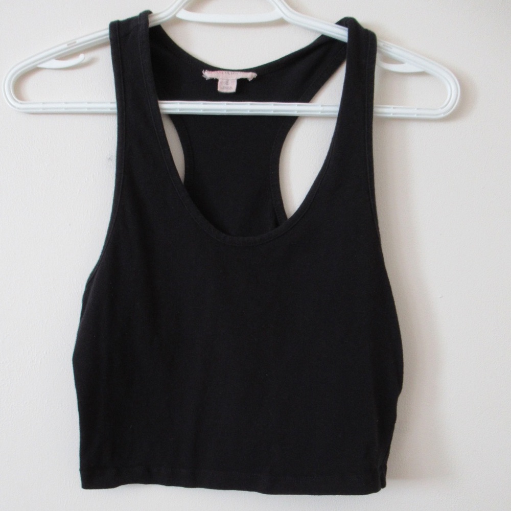 🔥 BLACK CROP TANK TOP VEST🔥